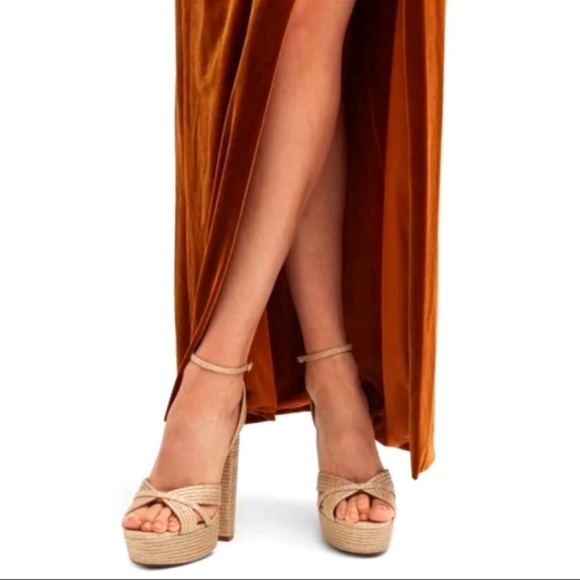 Aquazzura Sundance 140 Glitter Platform Sandals sz 39 - Picture 16 of 16